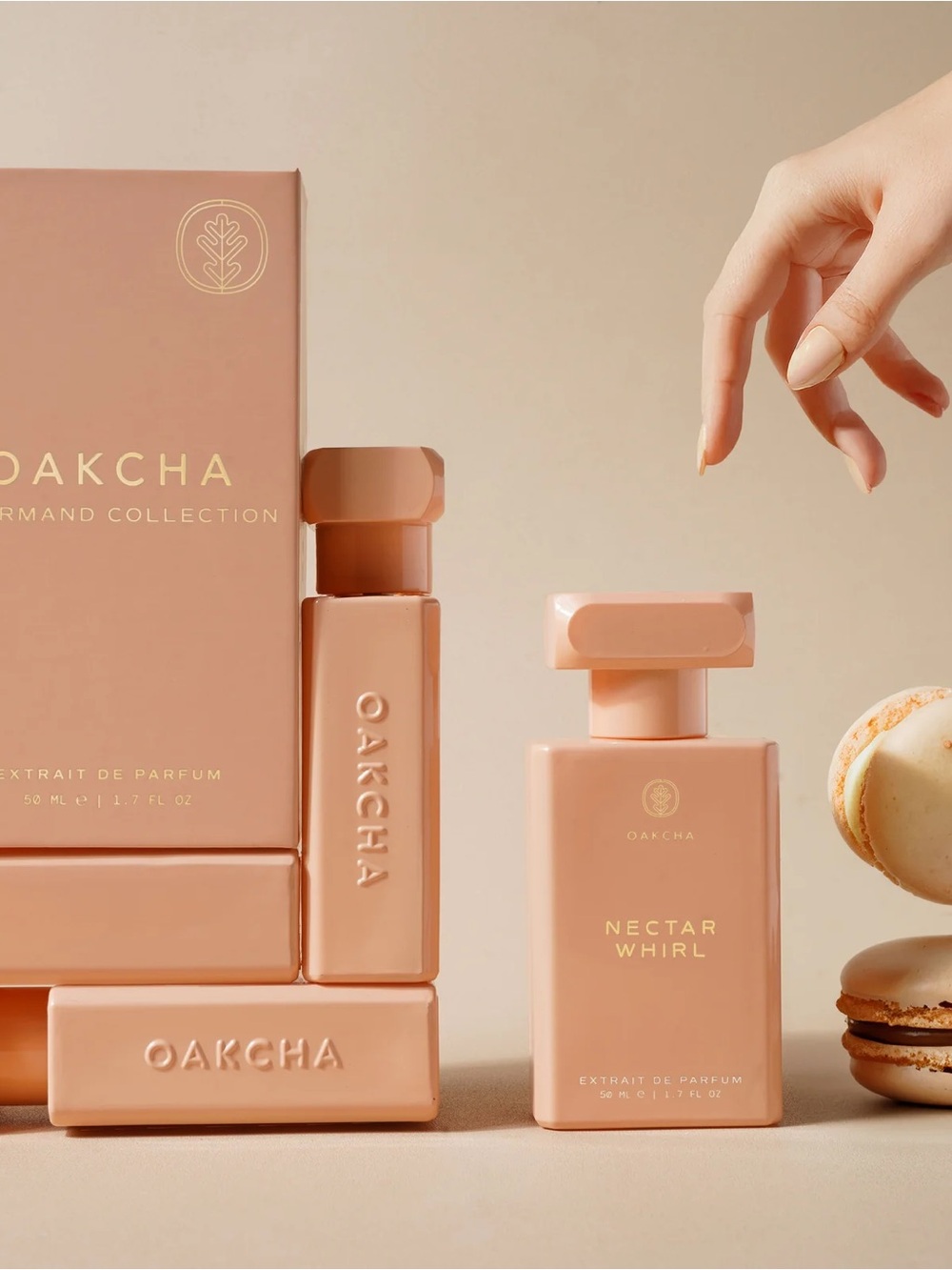 Oakcha Nectar Whirl Women’s Perfume - Peach Bottle